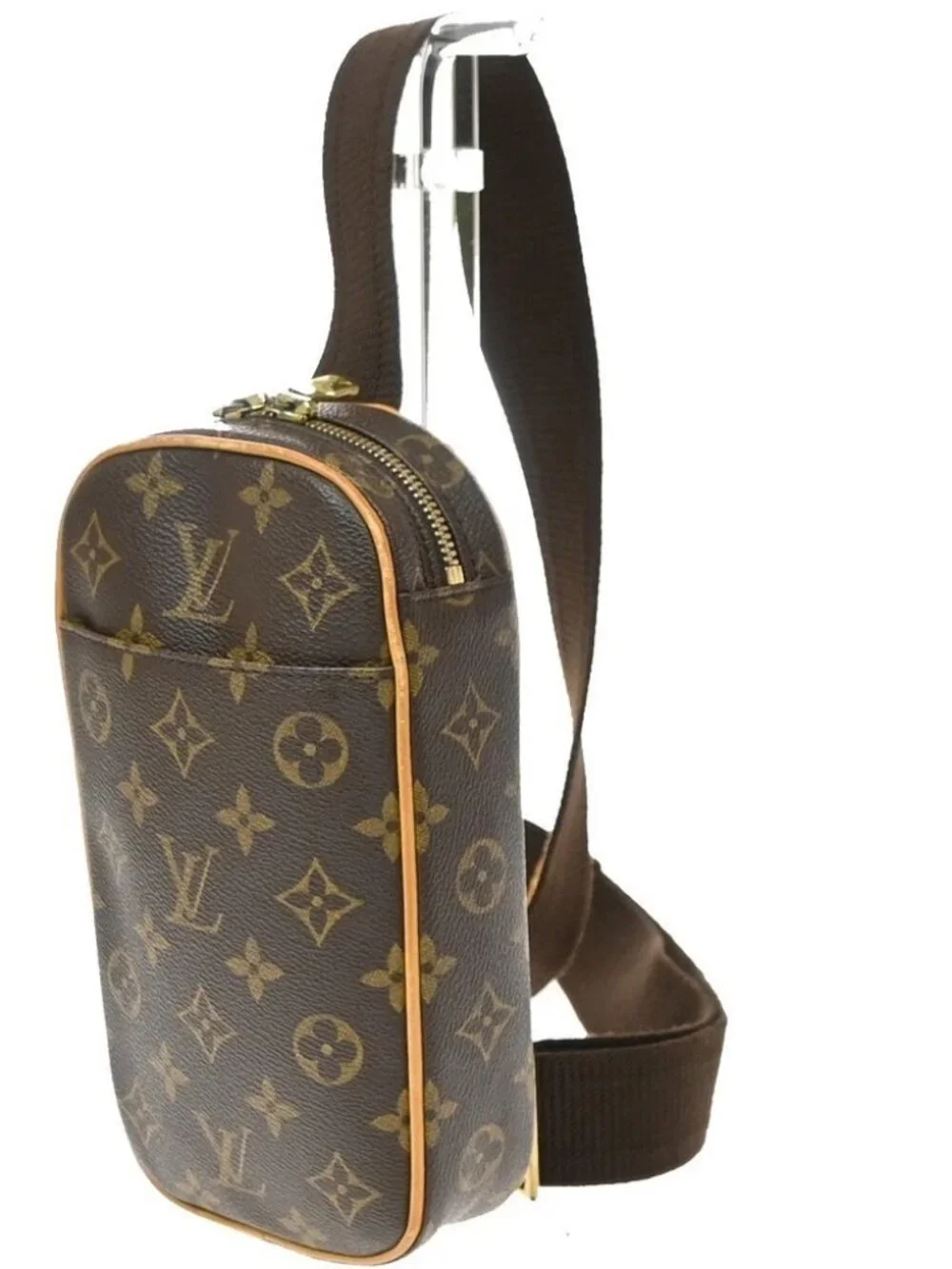 LOUIS VUITTON Pochette Gange Shoulder Bag Monogram Brown Spain